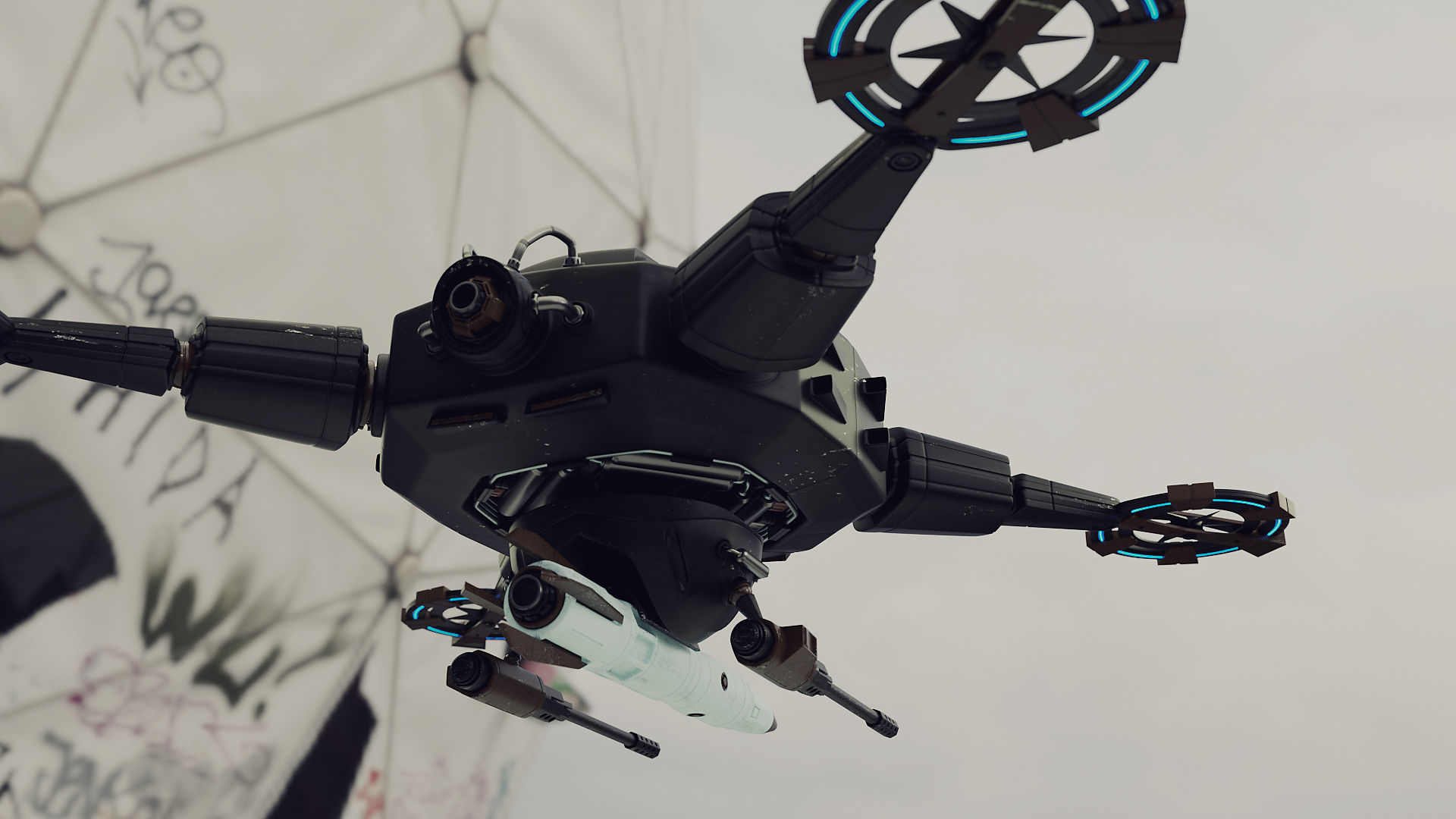10 - A sci-fi drone concept - Sonny Nguyen
