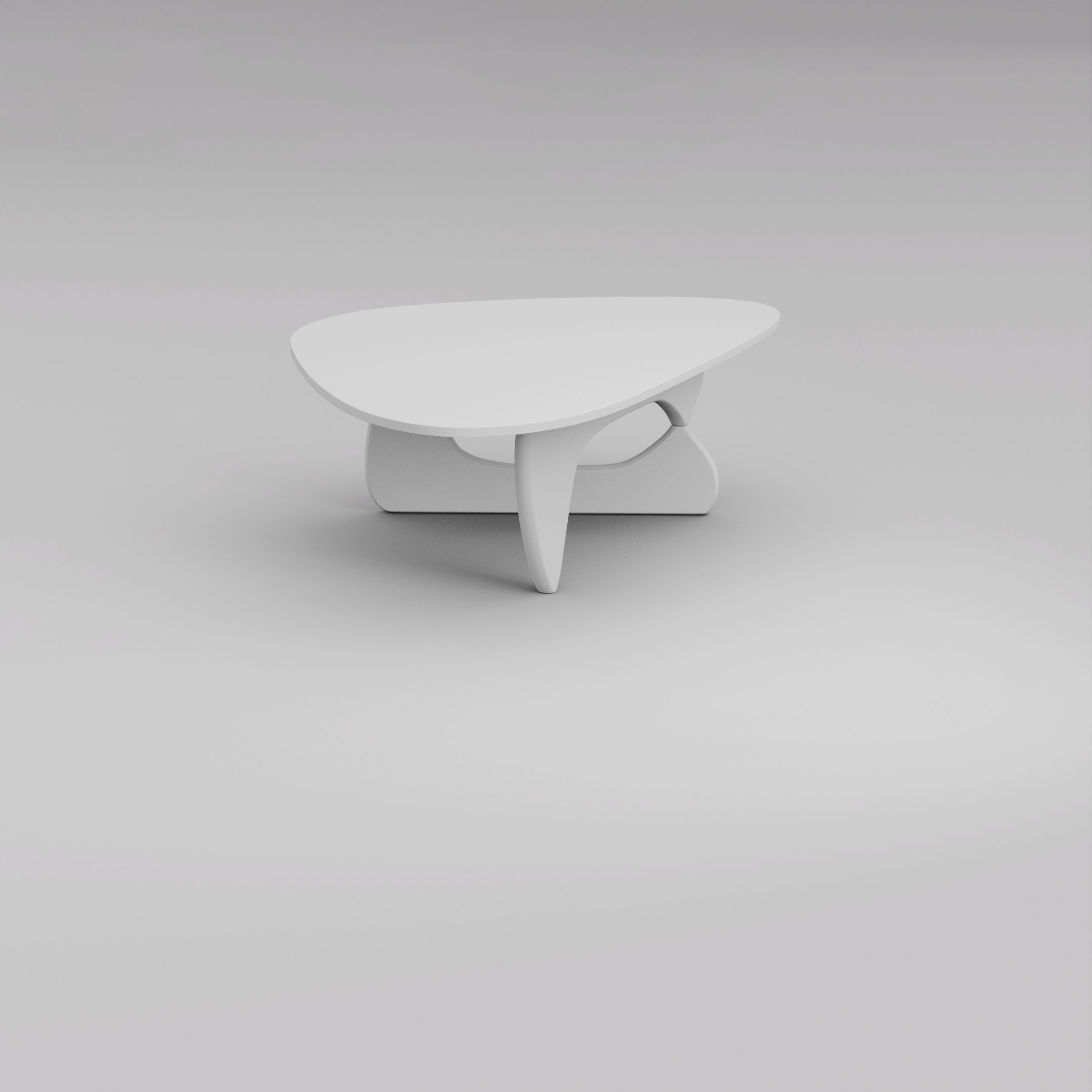 14 Noguchi Table Clay V2 - Noguchi Table CGI - Sonny Nguyen